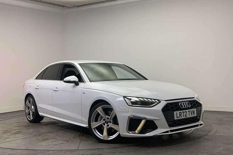 White Used 2022 Audi A4 S-Line Sedan | £23,700 (Fair price) - Image 1/4