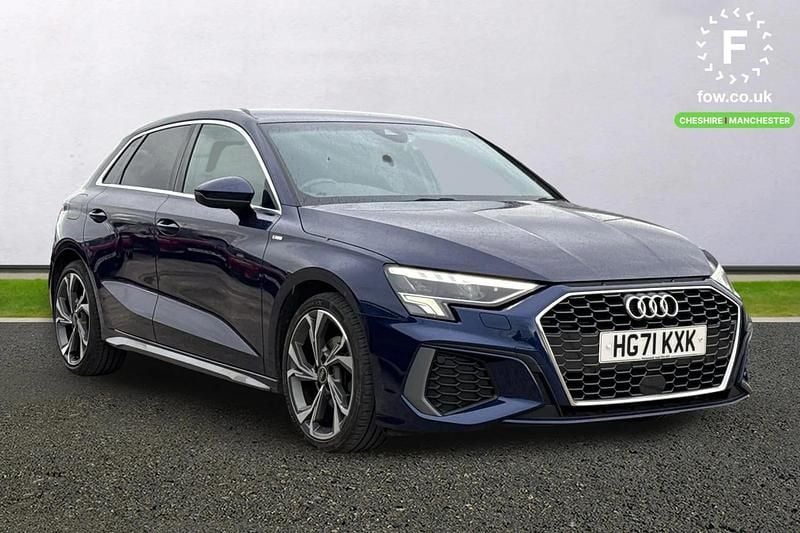 Used Audi A3 Sportback S-Line 2022 Blue Hatchback