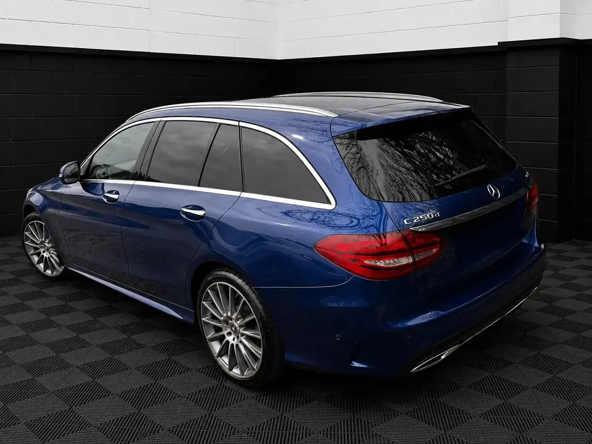 Used Mercedes C250 AMG Line Premium Plus 2018 Blue Estate