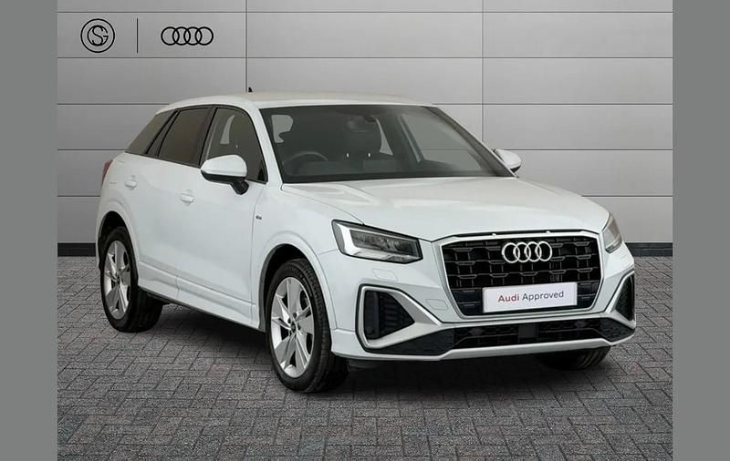 White Used 2022 Audi Q2 S-Line SUV | £21,893 (Fair price) - Image 1/4