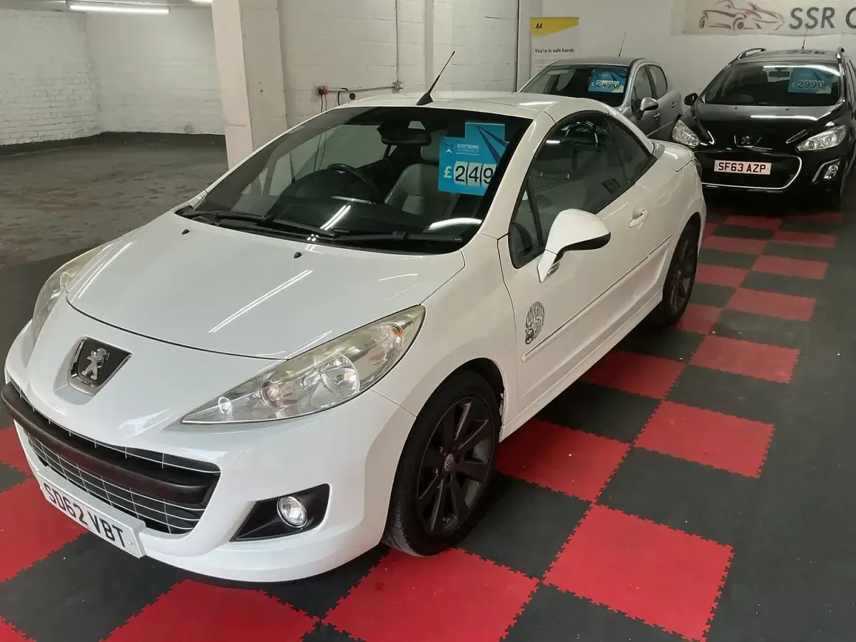 Used Peugeot 207 Roland Garros 2012 White Cabriolet