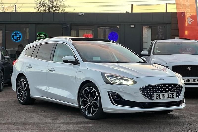 White Used 2019 Ford Focus Vignale Estate | £11,750 (Fair price) - Image 1/1