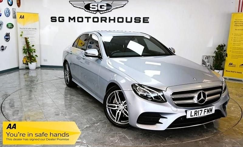 Silver Used 2017 Mercedes E220 AMG line Sedan | £16,695 (Good price) - Image 1/4