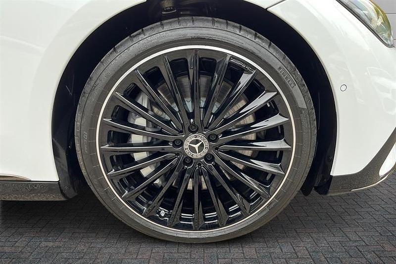 Used Mercedes EQE350 AMG line 214 kW (292 HP) 2025 Opalite white bright Sedan