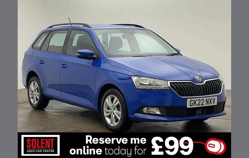 Blue Used 2022 Skoda Fabia SE Estate | £12,990 (Fair price) - Image 1/3