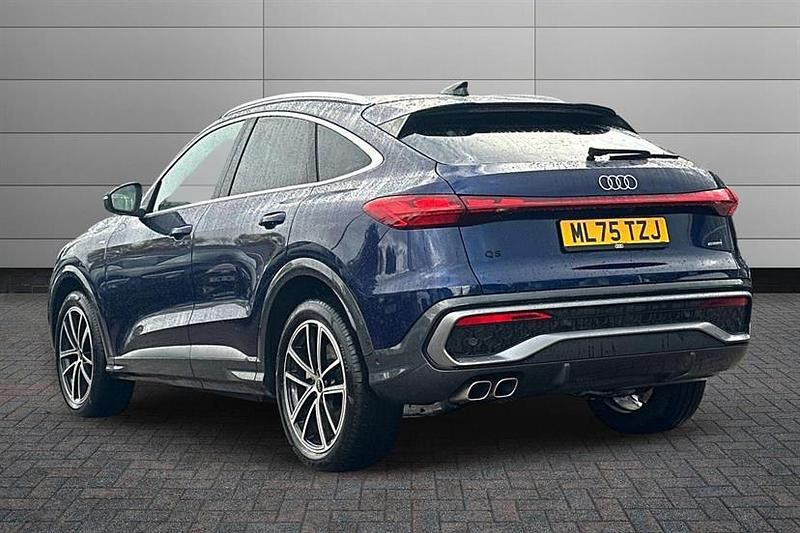 Used Audi Q5 Advanced 204 HP (150 kW) 2025 Navarra blue SUV