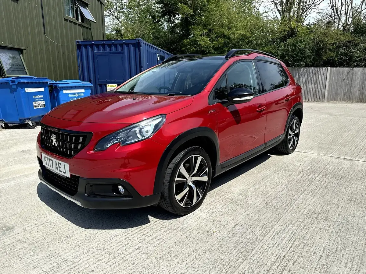 Used Peugeot 2008 GT-line 130 HP (95 kW) 2017 Red SUV