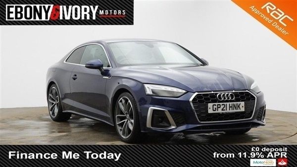 Blue Used 2021 Audi A5 S-Line Coupe | £20,990 (Super price) - Image 1/1