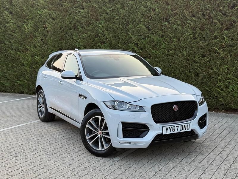 White Used 2017 Jaguar F-Pace R-Sport SUV | £13,450 (Super price) - Image 1/4