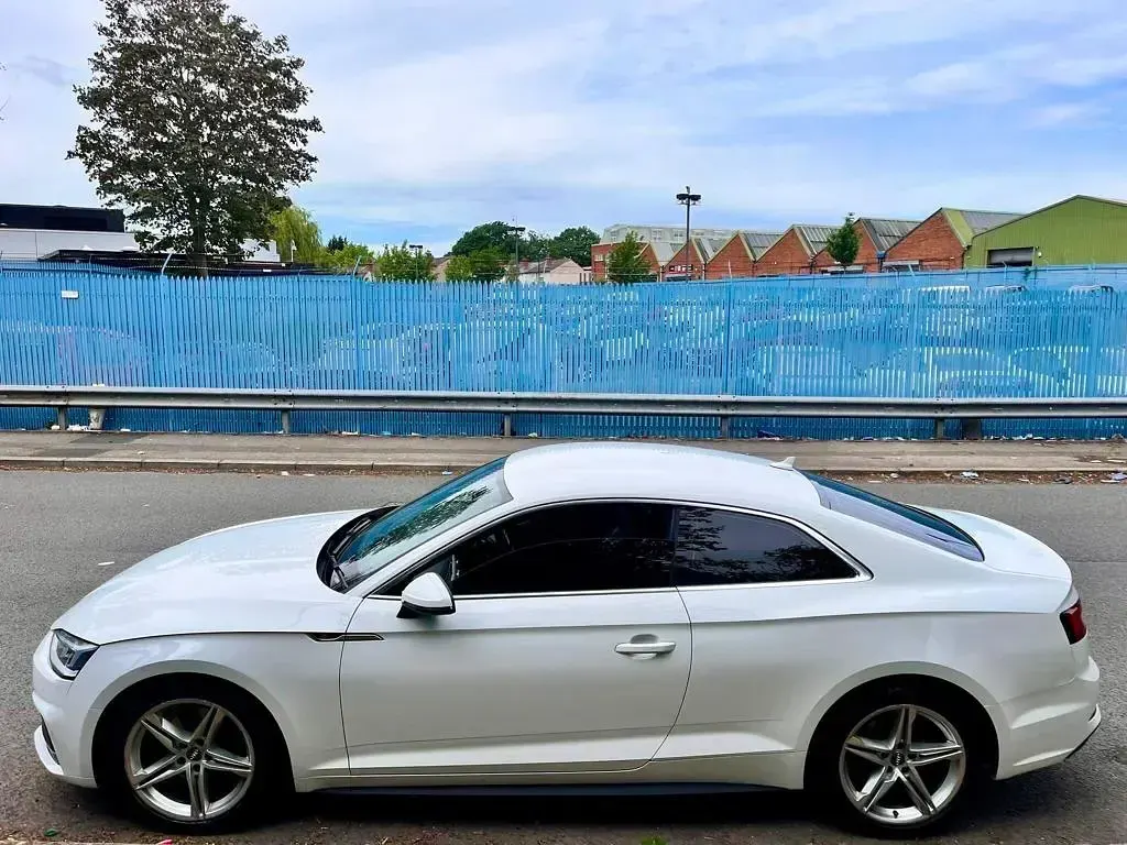 Used Audi A5 S-Line 190 HP (139 kW) 2018 White Coupe