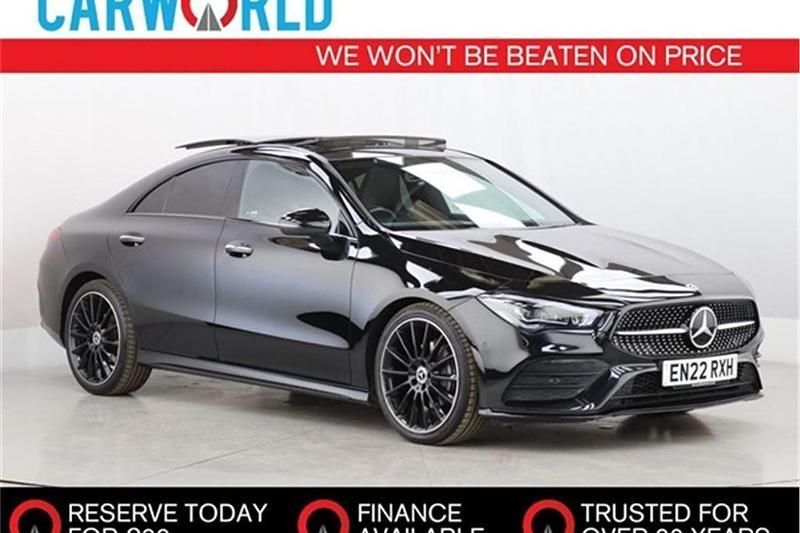 Black Used 2022 Mercedes CLA180 AMG line Sedan | £24,700 (A bit pricey) - Image 1/4