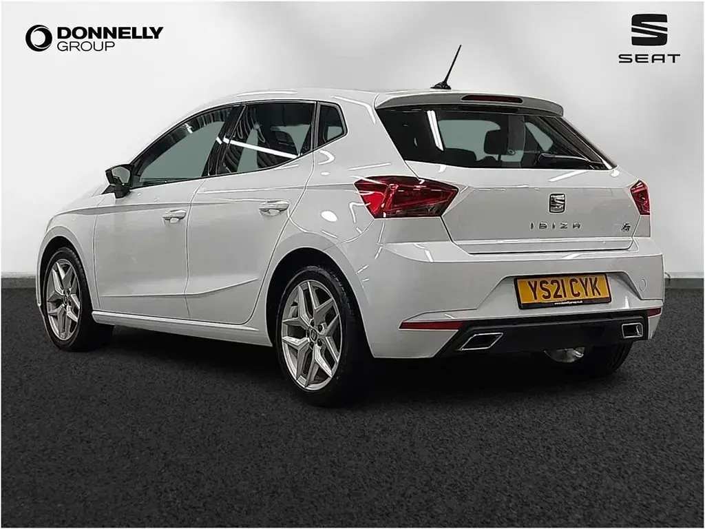 Used Seat Ibiza FR 95 HP (69 kW) 2021 White Hatchback