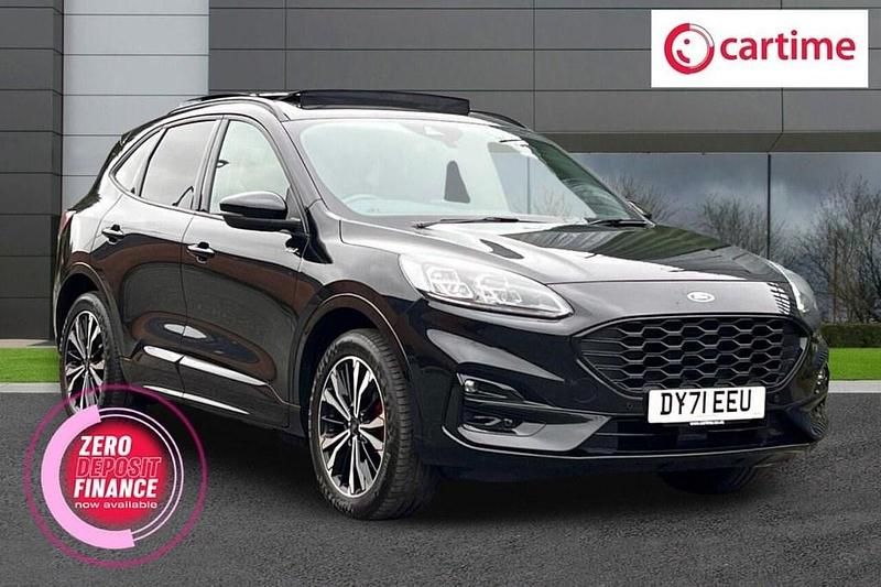 Black Used 2021 Ford Kuga ST-Line X SUV | £18,599 (Fair price) - Image 1/4