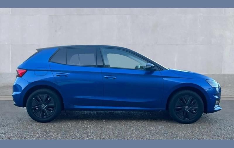 Used Skoda Fabia Design Edition 116 HP (85 kW) 2025 Race blue black magic pearlescent Hatchback