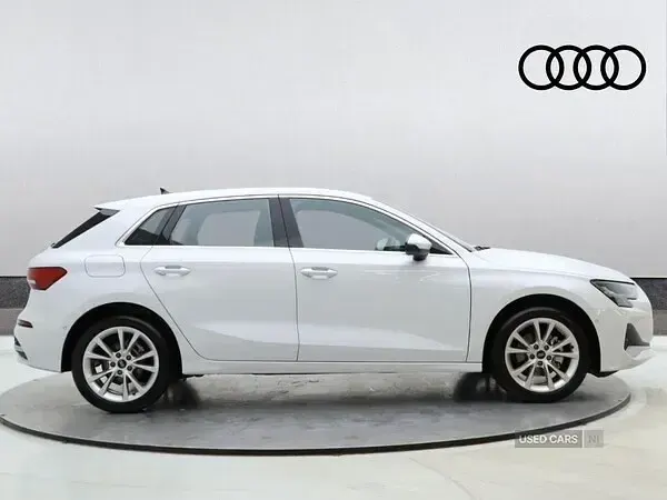 New Audi A3 Sport 2025 White Hatchback