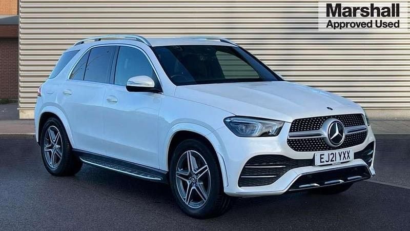 White Used 2021 Mercedes GLE350 AMG line SUV | £38,293 (Good price) - Image 1/4