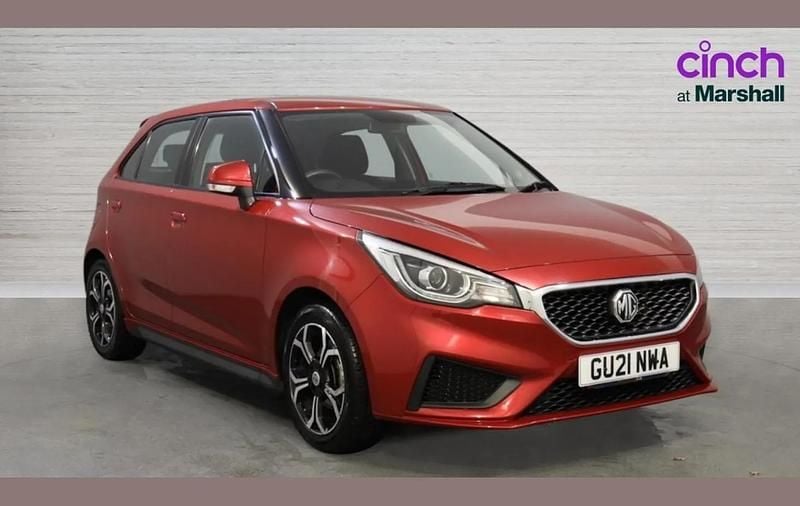 Used MG MG3 Excite 106 HP (77 kW) 2021 Red Hatchback