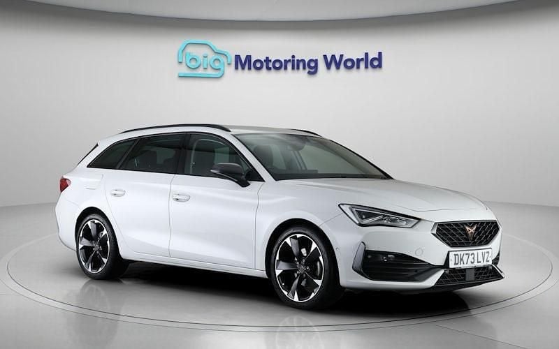 Used Cupra Leon 150 HP (110 kW) 2024 White Estate