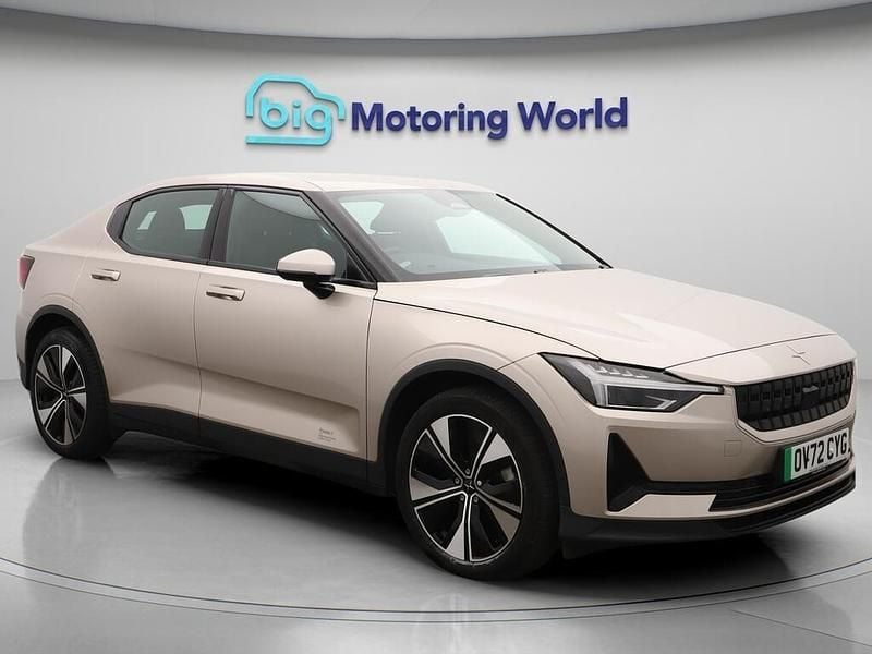 Gold Used 2022 Polestar 2 Long Range Single Motor Hatchback | £18,000 (Fair price) - Image 1/4