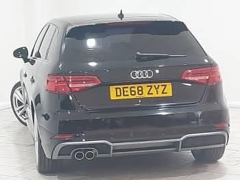 Used Audi A3 S-Line 150 HP (110 kW) 2018 Black Sedan