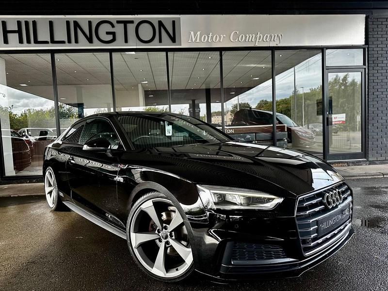 Used Audi A5 Black Edition 190 HP (139 kW) 2019 Black Coupe