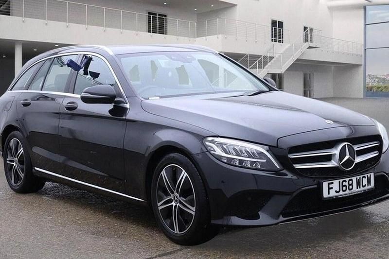 Black Used 2018 Mercedes C200 Estate | £12,430 (Good price) - Image 1/1