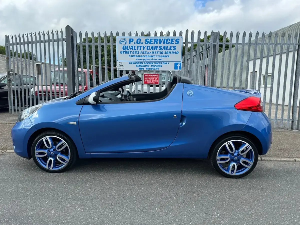Used Renault Wind 100 HP (73 kW) 2011 Blue Cabriolet