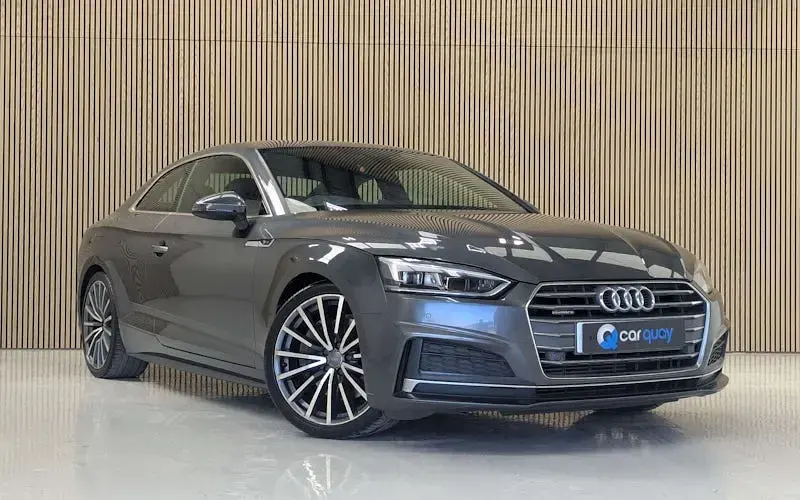 Used Audi A5 S-Line 252 HP (185 kW) 2018 Grey Coupe