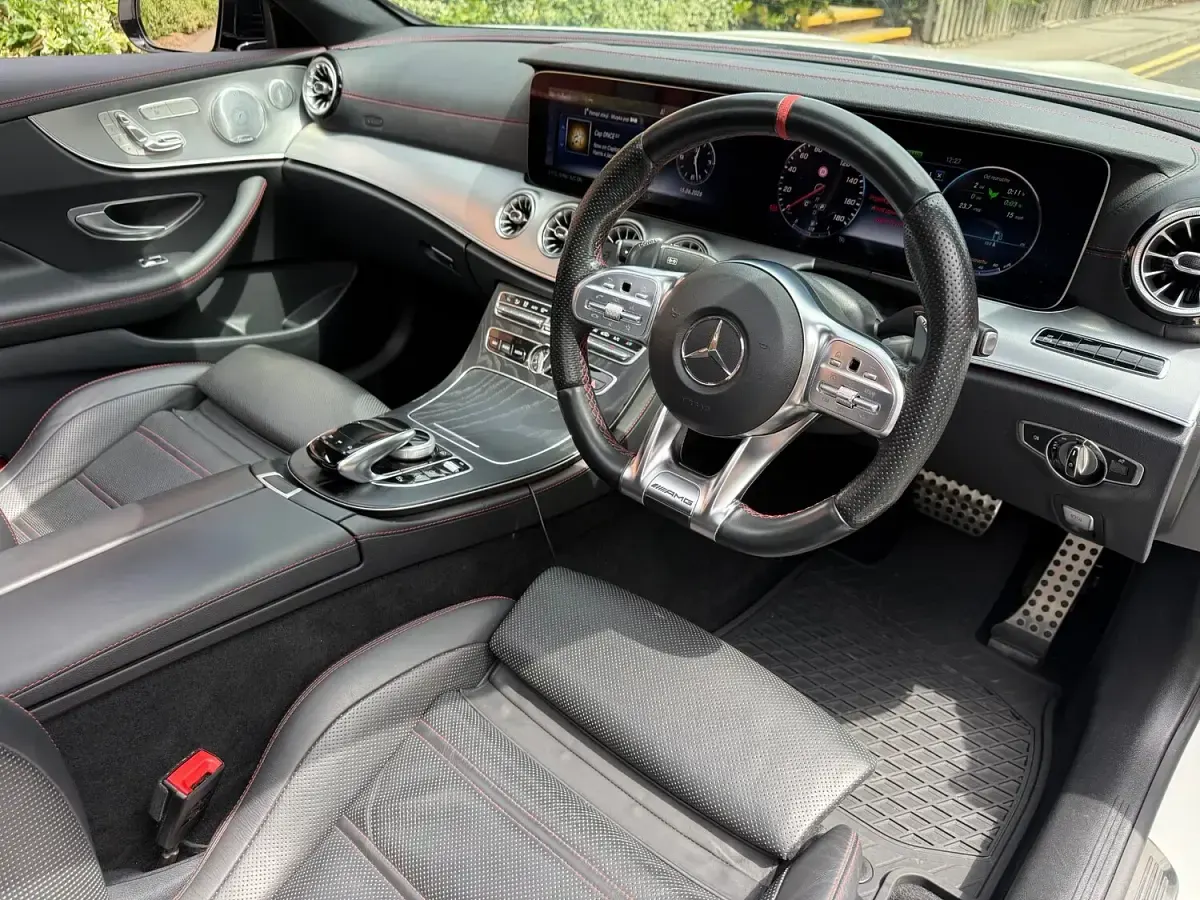 Used Mercedes E53 AMG Premium Plus 450 HP (330 kW) 2018 White Coupe