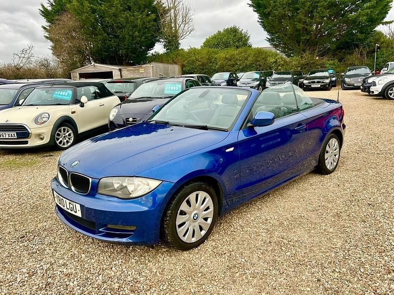 Used BMW 120 Cabriolet Sport Line 2010 Blue Cabriolet
