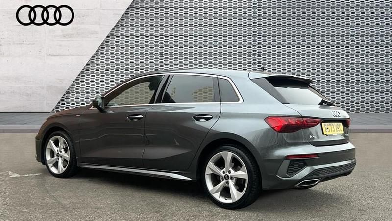 Used Audi A3 S-Line 150 HP (110 kW) 2023 Grey Sedan
