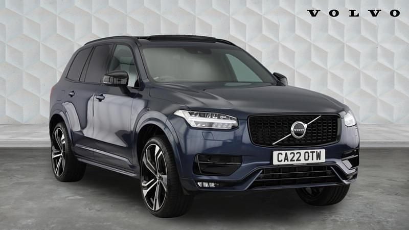 Blue Used 2022 Volvo XC90 R-Design Pro SUV | £37,443 (Good price) - Image 1/4