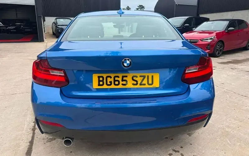 Used BMW 218 M Sport 150 HP (110 kW) 2015 Blue Coupe