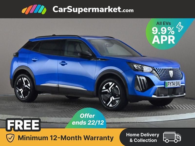 Blue Used 2024 Peugeot 2008 Allure SUV | £16,497 (Fair price) - Image 1/3