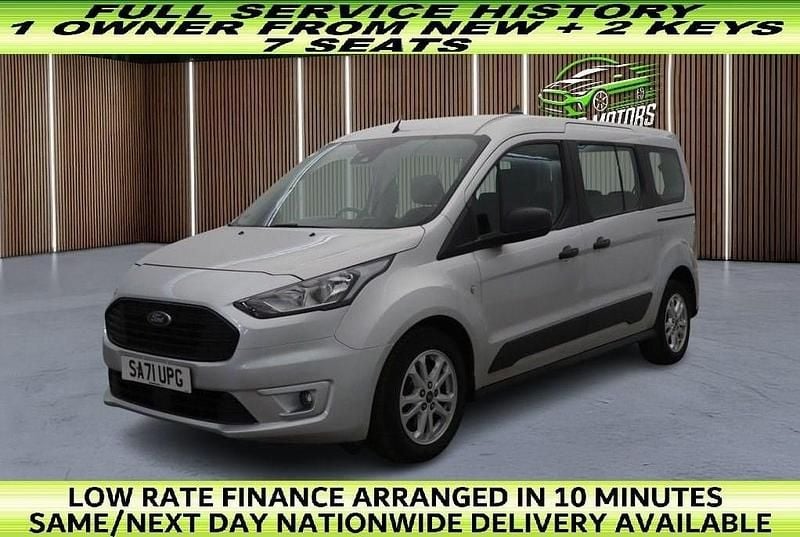 Silver Used 2021 Ford Tourneo Zetec MPV | £8,970 (Good price) - Image 1/3
