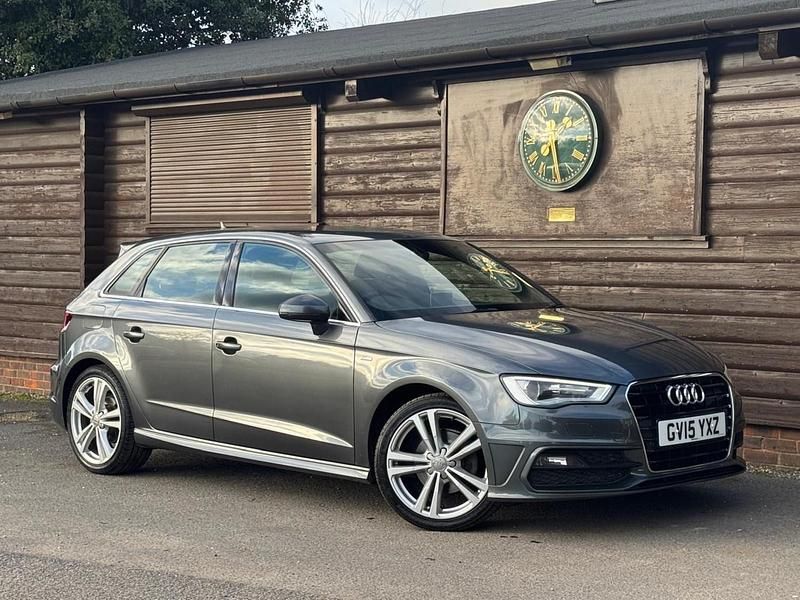 Grey Used 2015 Audi A3 S-Line Hatchback | £10,450 (A bit pricey) - Image 1/4