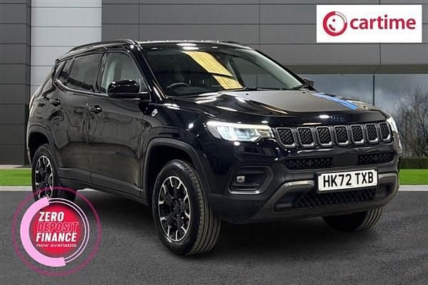 Black Used 2022 Jeep Compass Trailhawk SUV | £20,700 (Expensive) - Image 1/3
