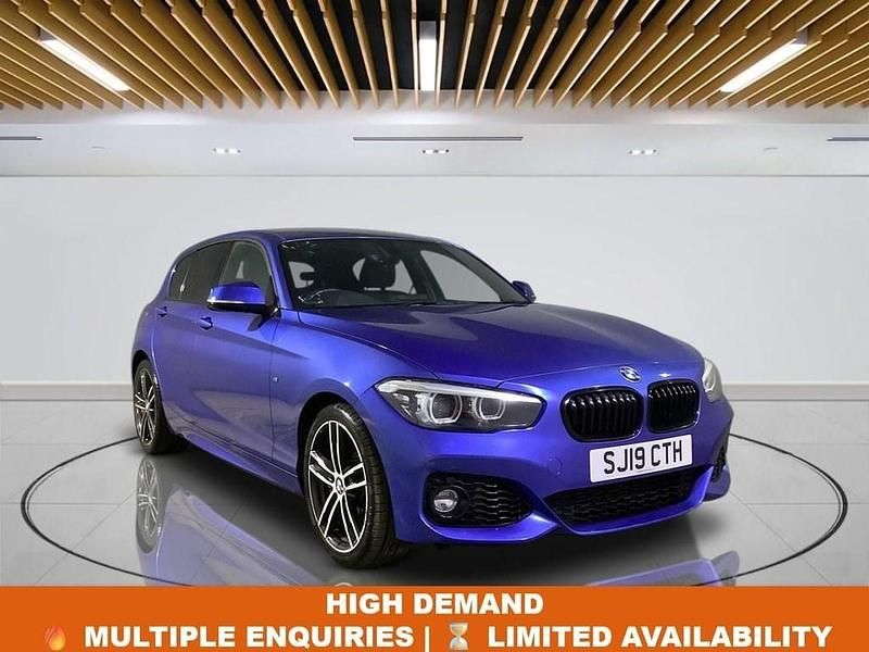 Used BMW 118 M Sport 136 HP (100 kW) 2019 Blue Hatchback