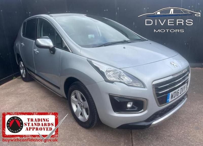 Silver Used 2016 Peugeot 3008 Allure Hatchback | £9,795 (Good price) - Image 1/4