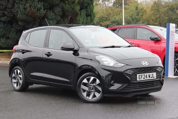 Black Used 2024 Hyundai i10 Advanced Hatchback | £15,250 (Fair price) - Image 1/4