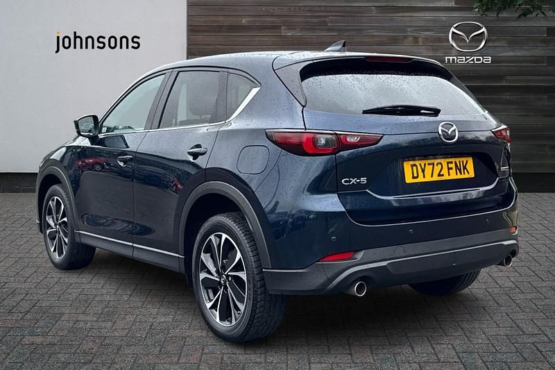 Second-hand Mazda CX-5 Inclusive 165 CP (121 kW) 2022 Albastru SUV