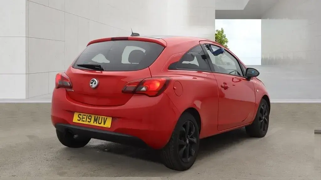 Used Vauxhall Corsa 75 HP (55 kW) 2019 Red Hatchback
