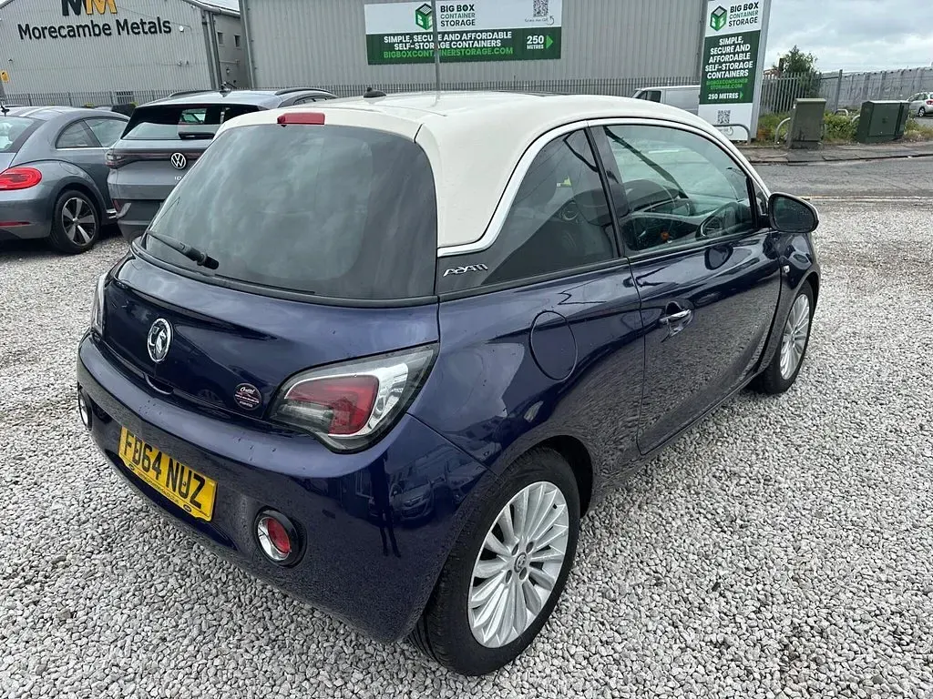 Used Vauxhall Adam Glam 87 HP (63 kW) 2014 Blue Hatchback