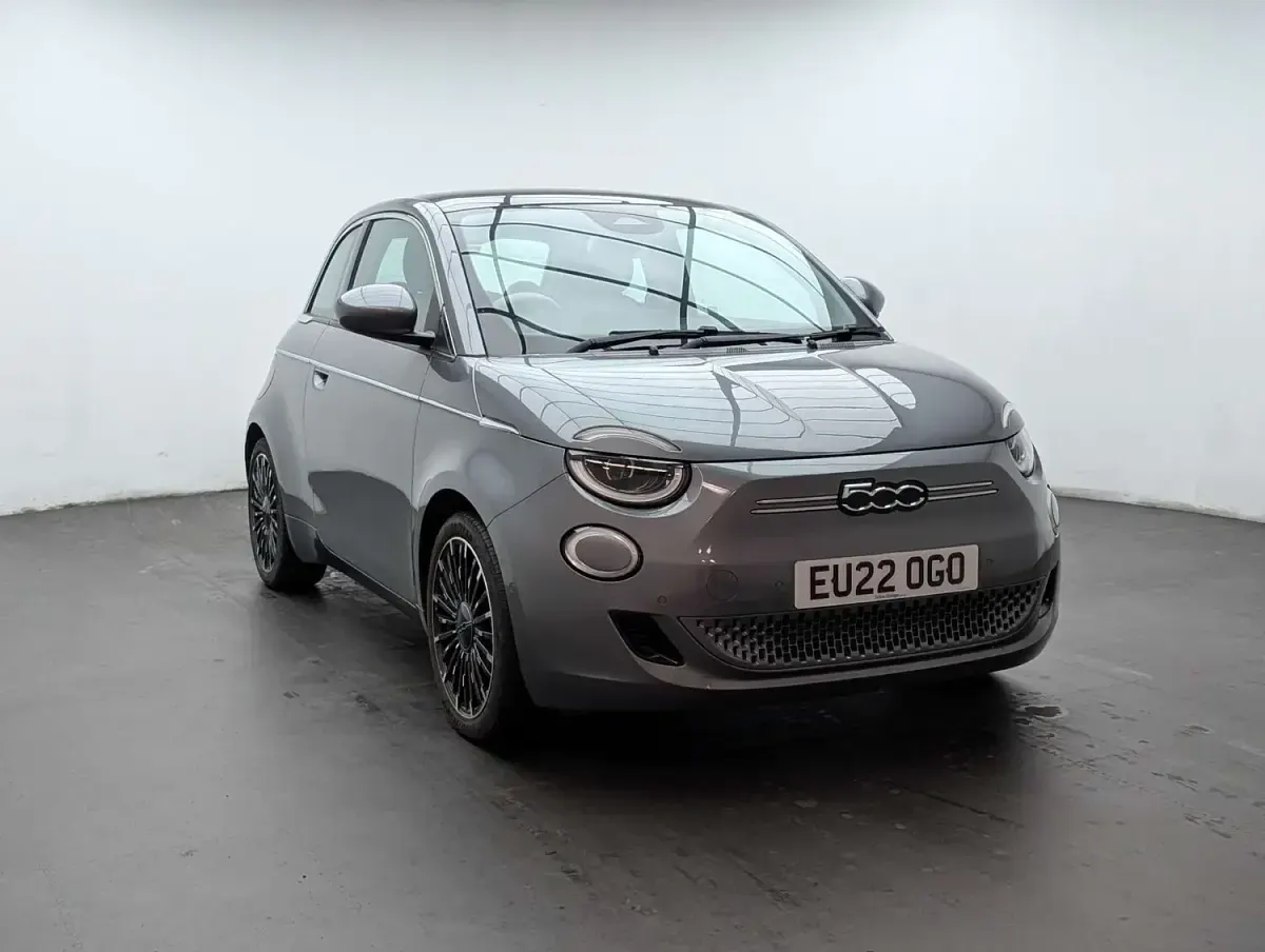 Used Fiat 500e La Prima 86 kW (118 HP) 2022 Grey Hatchback