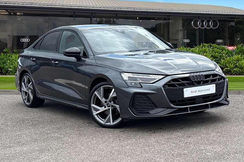 Grey Used 2024 Audi A3 Black Edition Sedan | £28,190 (A bit pricey) - Image 1/4