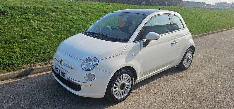 Used Fiat 500 Lounge 2013 White Hatchback
