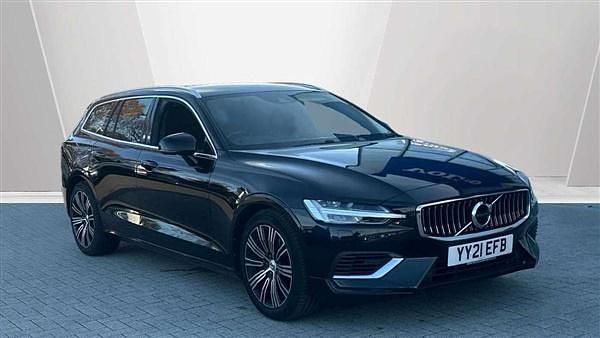 Black Used 2021 Volvo V60 Inscription Estate | £23,546 (Fair price) - Image 1/4