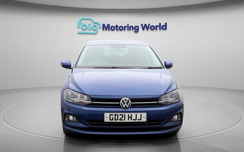 Used VW Polo Match 95 HP (69 kW) 2021 Blue Hatchback