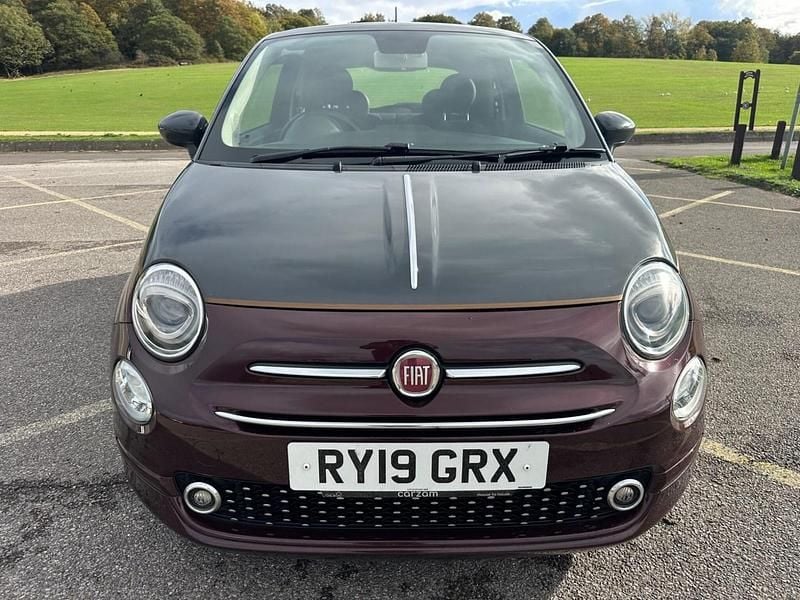 Used Fiat 500 Collezione 69 HP (50 kW) 2019 Grey/red Hatchback