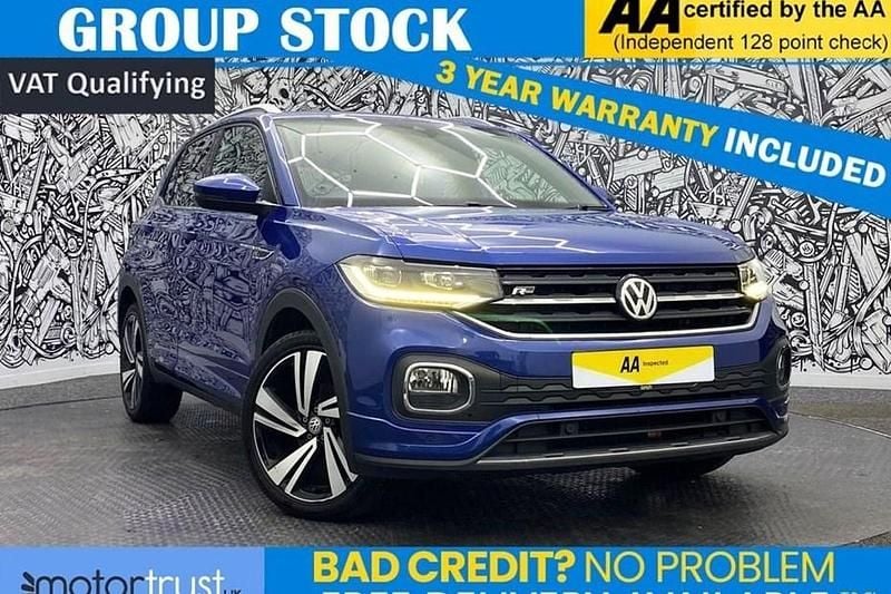 Used VW T-Cross R-line 115 HP (84 kW) 2020 Blue SUV